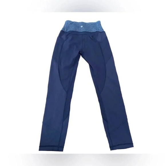 Lululemon Navy 7/8 Pants Sz 4 - Picture 2 of 5